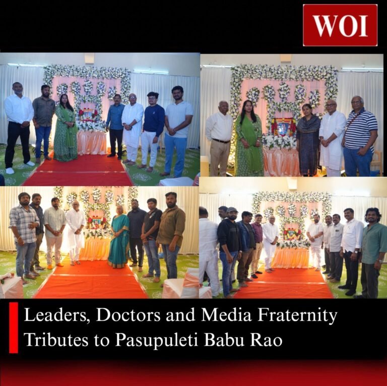 Leaders, Doctors, advocates and Media Fraternity Tributes to Pasupuleti Babu Rao