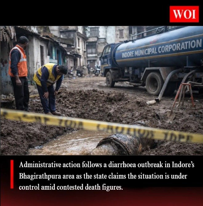 Indore Diarrhoea Outbreak: Officials Removed as Government Claims Situation Under Control