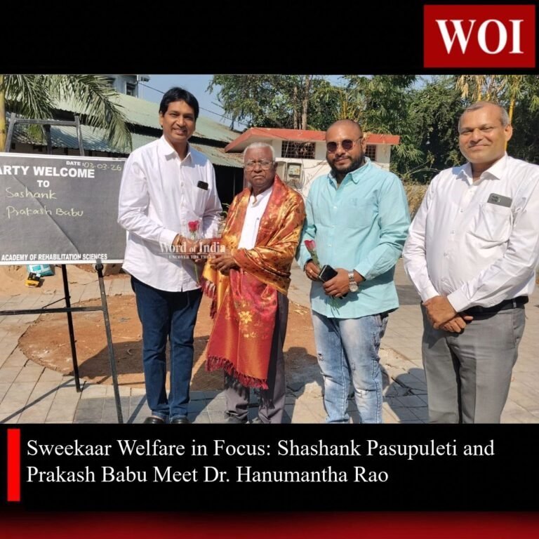 Sweekaar Welfare in Focus: Shashank Pasupuleti and Prakash Babu Meet Dr. Hanumantha Rao