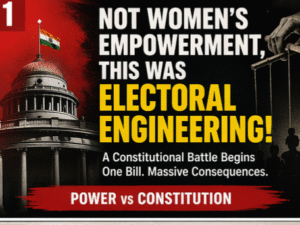 ‘Not Women’s Empowerment, But Political Strategy’: Rudra Santhosh Kumar as Constitution Halts 131st Amendment
