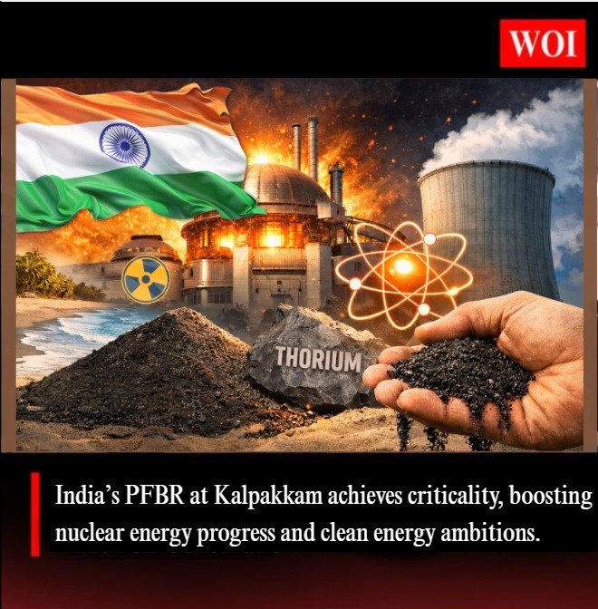 India’s PFBR Achieves Criticality, Marking Major Leap in Nuclear Energy