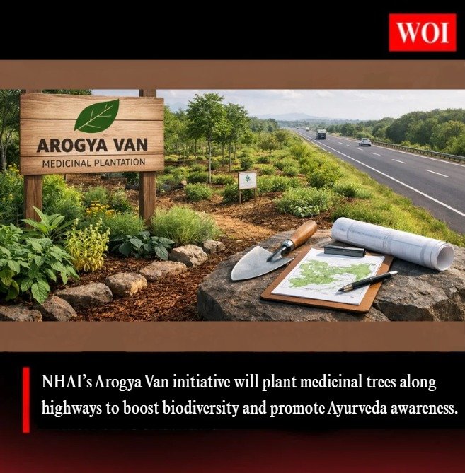 NHAI’s ‘Arogya Van’ Initiative: Medicinal Trees to Transform India’s Highways