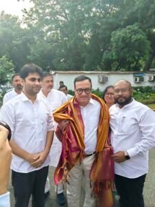 From Telangana to Delhi: Shashank Pasupuleti Participates in AICC Independence Day Celebrations