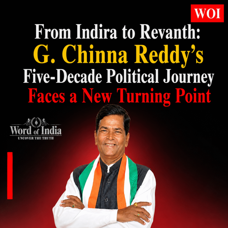 From Indira to Revanth: G. Chinna Reddy’s Five-Decade Political Journey Faces a New Turning Point