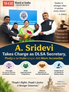 Justice with Compassion: A. Sridevi Takes Charge as DLSA Secretary, Pledges to Make Legal Aid More Accessible