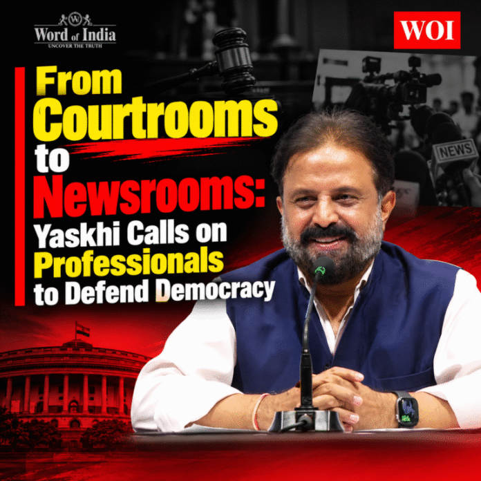 From Courtrooms to Newsrooms: Yaskhi Calls on Professionals to Defend Democracy